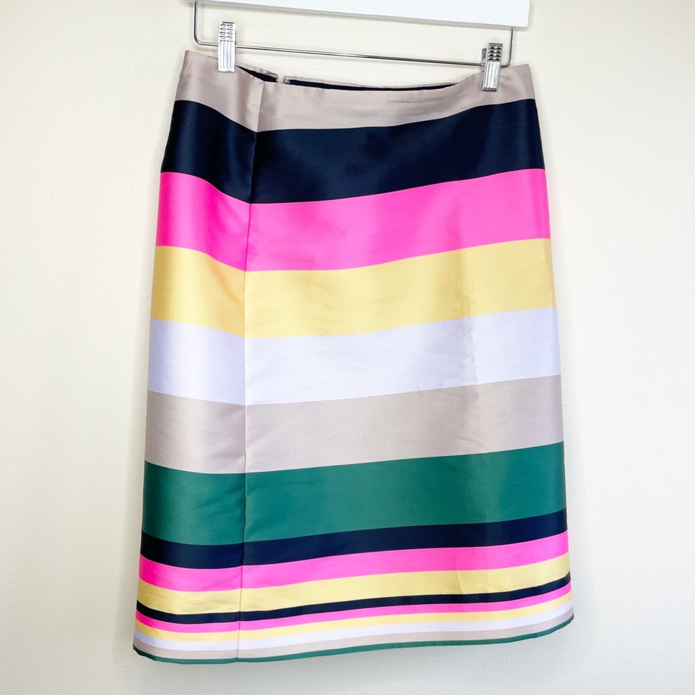 Striped J Crew Multicolor Skirt